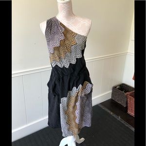 Bcbgmaxazria silk dress size L